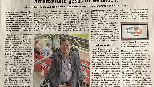 Article in the VdK newspaper from July/August 2024