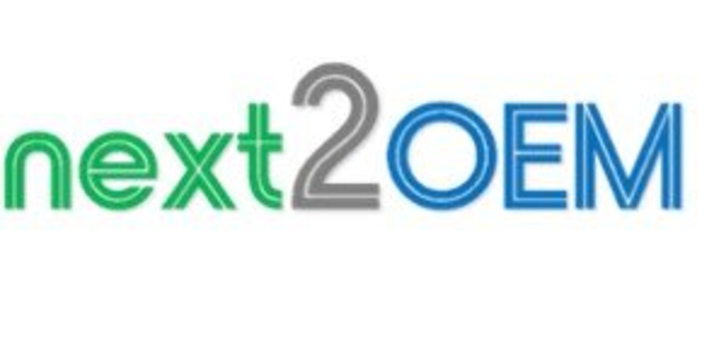 Logo of the “next2OEM” project, including the logos of the financiers.