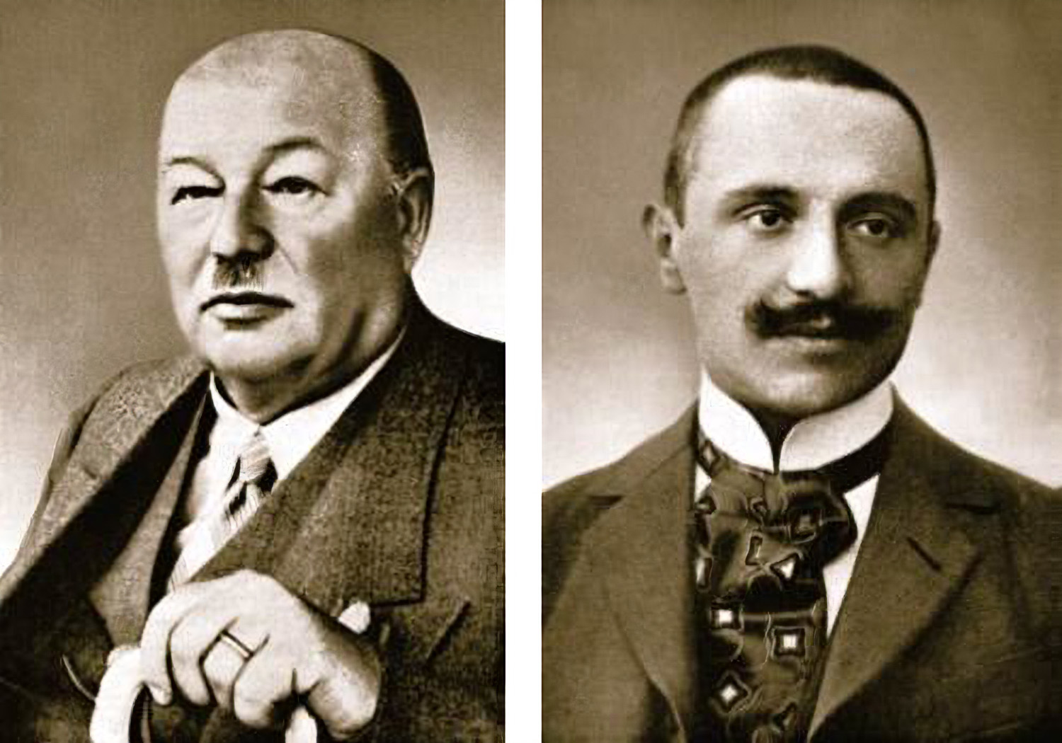 Firmengründer Paul Kromberg und Ernst Schubert.
